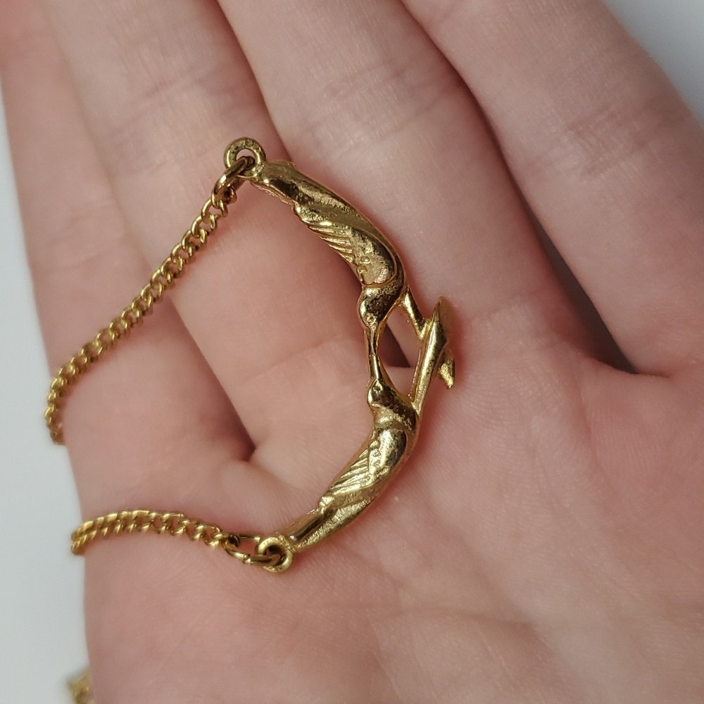 Twin doves necklace - Picture 2 of 4